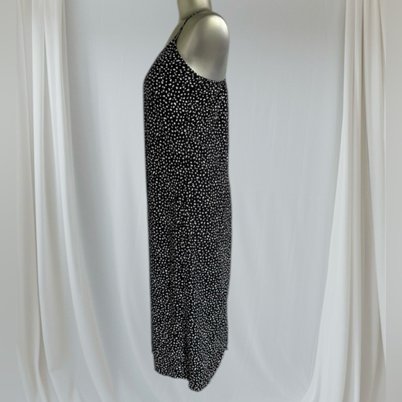 💟Women’s Old  Navy Black Patterned Long Dress - Picture 4 of 14
